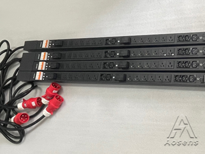 定制 奧盛豎裝PDU 380V三相PDU 國(guó)標(biāo)三孔 防脫C13 C19  AS-1.5U-Z15J4C4D4F3S3G320/380